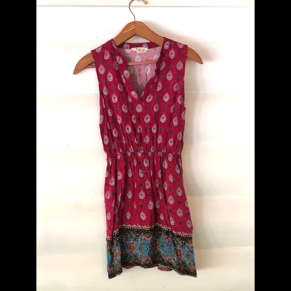 Cute paisley mini dress